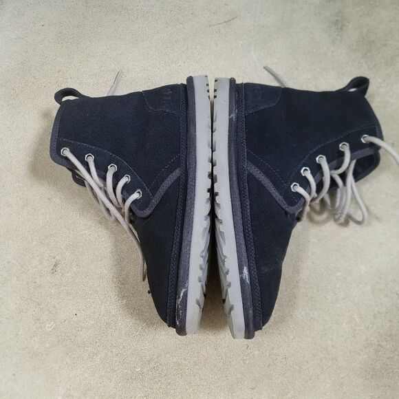 UGG Australia Harkley US Size 5 True Navy Mens Suede BOOTS main image 4